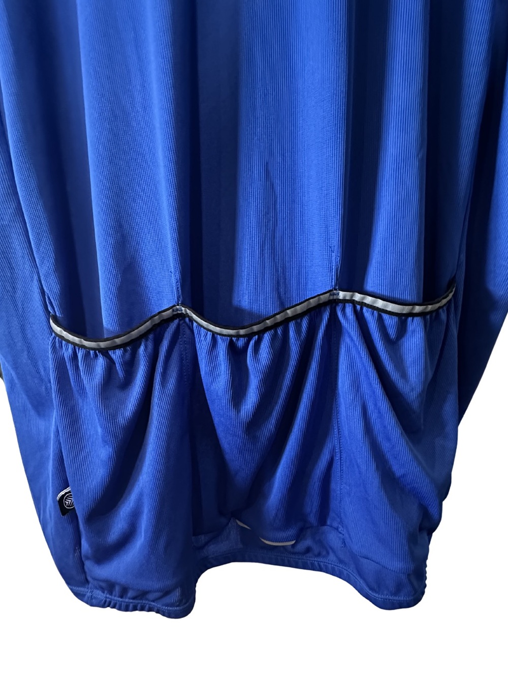 Aero Tech Designs Cyclewear Blue Men's Tall 4X Elite Cycling Coolmax Jersey - Picture 4 of 6